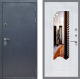 Входная металлическая Дверь Стоп СИЛЬВЕР ЗкркалоФЛ-147 Ясень белый в Кашире