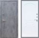 Входная металлическая Дверь Стоп Лучи ФЛ-128 Белый ясень в Кашире