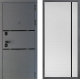 Входная металлическая Дверь Дверной континент Диамант Дизайн ФЛ-757 Черное Стекло Софт милк в Кашире