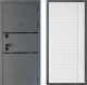 Входная металлическая Дверь Дверной континент Диамант Дизайн ФЛ-757 Белое Стекло Софт милк в Кашире
