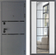 Входная металлическая Дверь Дверной континент Диамант Дизайн ФЛЗ-2 Зеркало Белый софт в Кашире