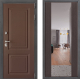 Входная металлическая Дверь Дверной континент ДК-3/729 ФЛЗ-1 Зеркало Венге в Кашире