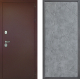 Входная металлическая Дверь Дверной континент Рубикон Медь Дизайн ФЛ-655 Бетон серый в Кашире