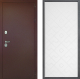 Входная металлическая Дверь Дверной континент Рубикон Медь Дизайн ФЛ-Тиффани Белый софт в Кашире