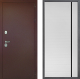 Входная металлическая Дверь Дверной континент Рубикон Медь Дизайн ФЛ-757 Черное Стекло Софт милк в Кашире
