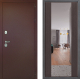 Дверь Дверной континент Рубикон Медь Дизайн ФЛЗ-1 Зеркало Венге в Кашире