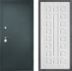 Входная металлическая Дверь Дверной континент Рубикон Серебро Дизайн ФЛ-183 Сандал белый в Кашире