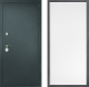 Входная металлическая Дверь Дверной континент Рубикон Серебро Дизайн ФЛ-649 Белый софт в Кашире