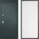 Входная металлическая Дверь Дверной континент Рубикон Серебро Дизайн ФЛ-Тиффани Белый софт в Кашире
