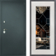 Входная металлическая Дверь Дверной континент Рубикон Серебро Дизайн ФЛ-Тиффани Зеркало Белое дерево в Кашире