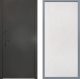 Дверь Заводские двери Эталон 3к антик серебро Флитта Белый софт в Кашире