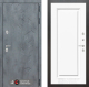 Дверь Лабиринт (LABIRINT) Бетон 27 Белый (RAL-9003) в Кашире