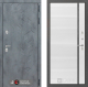 Дверь Лабиринт (LABIRINT) Бетон 22 Белый софт в Кашире