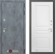 Дверь Лабиринт (LABIRINT) Бетон 03 Белый софт в Кашире