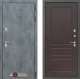 Входная металлическая Дверь Лабиринт (LABIRINT) Бетон 03 Орех премиум в Кашире