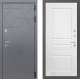Входная металлическая Дверь Лабиринт (LABIRINT) Cosmo 03 Белый софт в Кашире