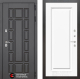 Входная металлическая Дверь Лабиринт (LABIRINT) New York 27 Белый (RAL-9003) в Кашире