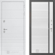 Входная металлическая Дверь Лабиринт (LABIRINT) Трендо 22 Белый софт в Кашире