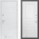 Входная металлическая Дверь Лабиринт (LABIRINT) Трендо 03 Белый софт в Кашире