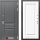 Входная металлическая Дверь Лабиринт (LABIRINT) Платинум 27 Белый (RAL-9003) в Кашире