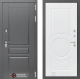 Входная металлическая Дверь Лабиринт (LABIRINT) Платинум 23 Белый софт в Кашире