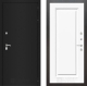 Входная металлическая Дверь Лабиринт (LABIRINT) Classic шагрень черная 27 Белый (RAL-9003) в Кашире