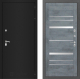 Входная металлическая Дверь Лабиринт (LABIRINT) Classic шагрень черная 20 Бетон темный в Кашире