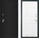 Входная металлическая Дверь Лабиринт (LABIRINT) Classic шагрень черная 21 Белый софт в Кашире