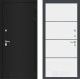 Входная металлическая Дверь Лабиринт (LABIRINT) Classic шагрень черная 25 Белый софт в Кашире