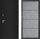 Входная металлическая Дверь Лабиринт (LABIRINT) Classic шагрень черная 25 Бетон светлый в Кашире