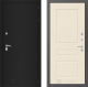 Входная металлическая Дверь Лабиринт (LABIRINT) Classic шагрень черная 03 Крем софт в Кашире