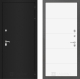 Входная металлическая Дверь Лабиринт (LABIRINT) Classic шагрень черная 13 Белый софт в Кашире