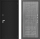Входная металлическая Дверь Лабиринт (LABIRINT) Classic шагрень черная 06 Сандал грей в Кашире