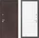 Входная металлическая Дверь Лабиринт (LABIRINT) Classic антик медь 11 Белый софт в Кашире