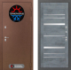 Входная металлическая Дверь Лабиринт (LABIRINT) Термо Магнит 20 Бетон темный в Кашире
