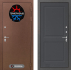 Входная металлическая Дверь Лабиринт (LABIRINT) Термо Магнит 11 Графит софт в Кашире
