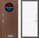 Входная металлическая Дверь Лабиринт (LABIRINT) Термо Магнит 13 Белый софт в Кашире