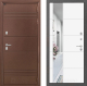 Входная металлическая Дверь Лабиринт (LABIRINT) Термо Лайт Зеркало 19 Белый софт в Кашире