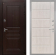 Входная металлическая Дверь Интекрон (INTECRON) Брайтон Тиковое Дерево ФЛ-102 Сосна белая в Кашире