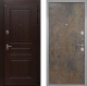 Входная металлическая Дверь Интекрон (INTECRON) Брайтон Тиковое Дерево Гладкая Гранж в Кашире
