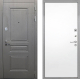 Входная металлическая Дверь Интекрон (INTECRON) Брайтон Графит Гладкая Силк Сноу в Кашире