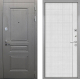 Входная металлическая Дверь Интекрон (INTECRON) Брайтон Графит В-07 с молдингом Лофт белый в Кашире