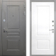 Входная металлическая Дверь Интекрон (INTECRON) Брайтон Графит Альба Роял Вуд белый в Кашире