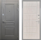 Входная металлическая Дверь Интекрон (INTECRON) Брайтон Графит ФЛ-102 Сосна белая в Кашире