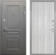 Входная металлическая Дверь Интекрон (INTECRON) Брайтон Графит В-07 с молдингом Сандал белый в Кашире