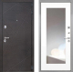 Дверь Интекрон (INTECRON) Сенатор Лучи ФЛЗ-120-М Зеркало Белый матовый в Кашире
