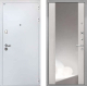 Входная металлическая Дверь Интекрон (INTECRON) Колизей White ФЛЗ-516 Зеркало Сосна белая в Кашире