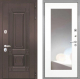 Входная металлическая Дверь Интекрон (INTECRON) Италия ФЛЗ-120-М Зеркало Белый матовый в Кашире