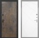 Входная металлическая Дверь Интекрон (INTECRON) Профит Black Гранж Лучи-М Софт милк в Кашире