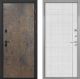Входная металлическая Дверь Интекрон (INTECRON) Профит Black Гранж В-07 с молдингом Лофт белый в Кашире